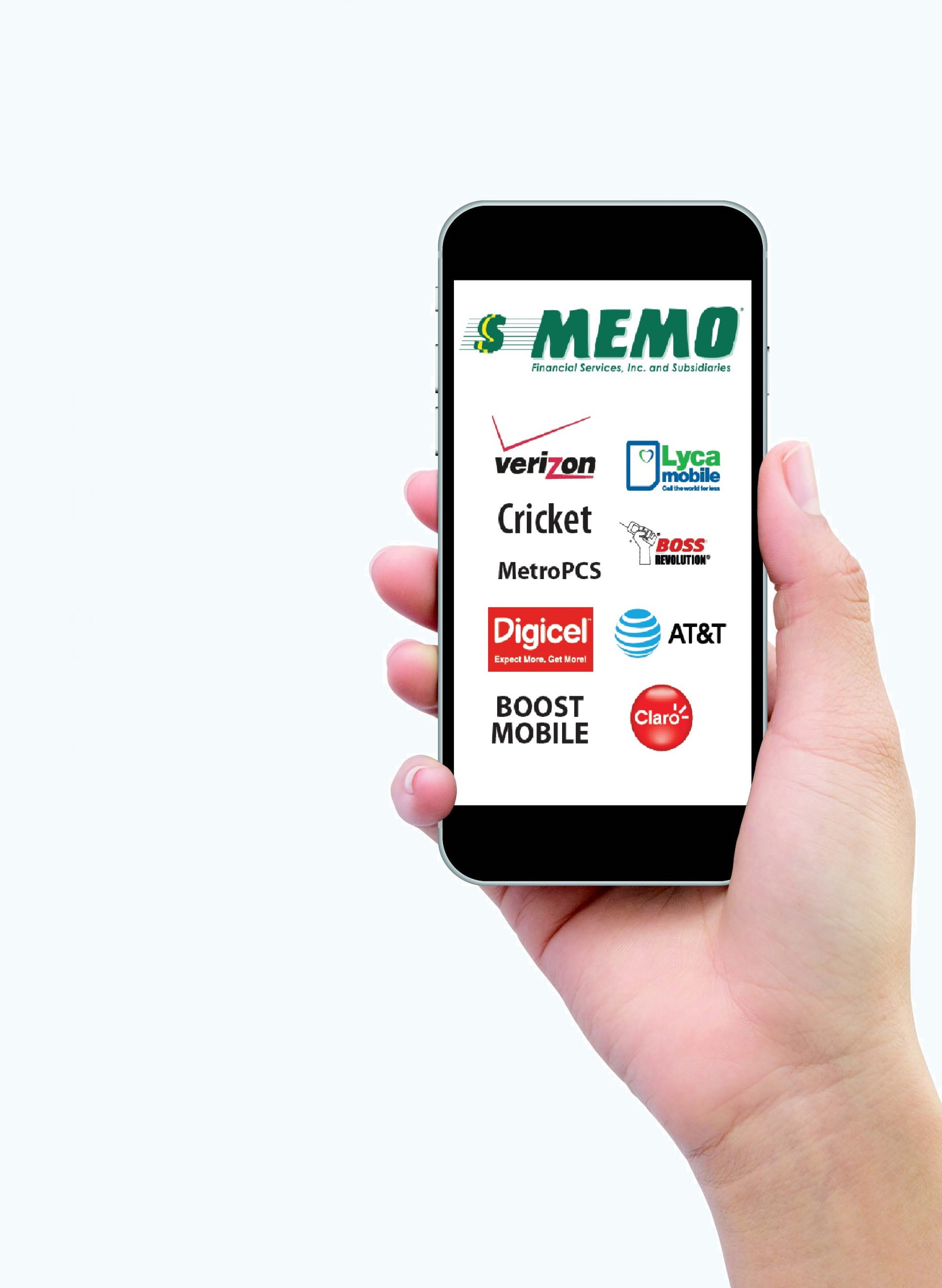 MEMO Mobile Top-Up Ad AGENT - w